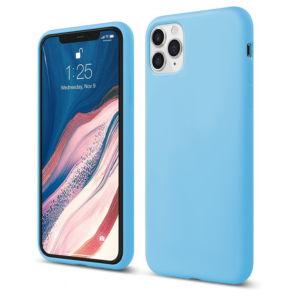 Husa Soft Silicone - iPhone 11 Pro Max - Cadet Blue