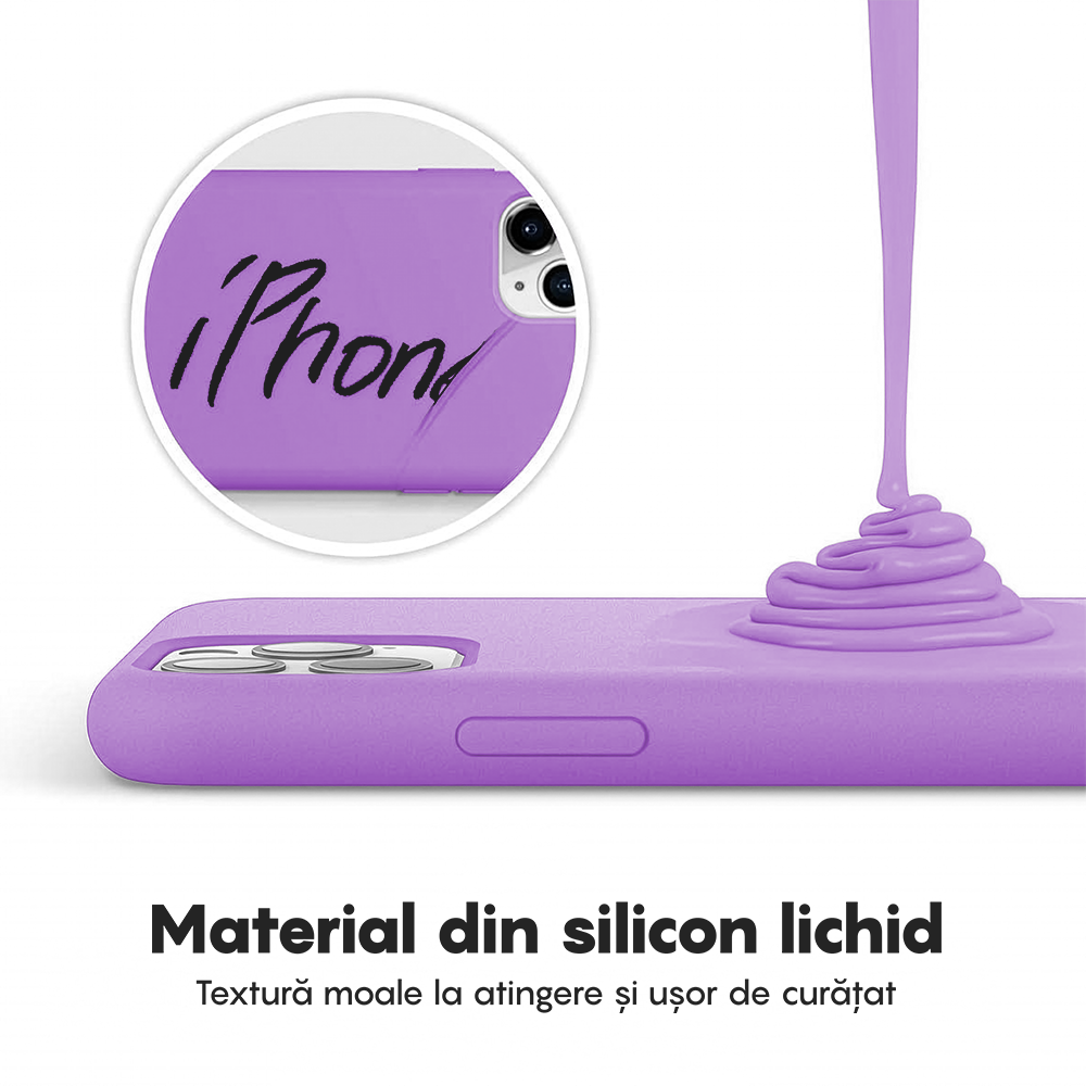 Husa Soft Silicone - iPhone 11 Pro Max - Light Purple