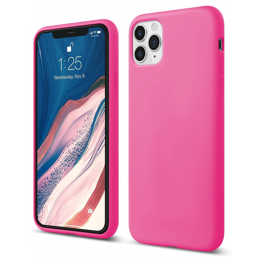 Husa Soft Silicone - iPhone 11 Pro Max - Fuchsia