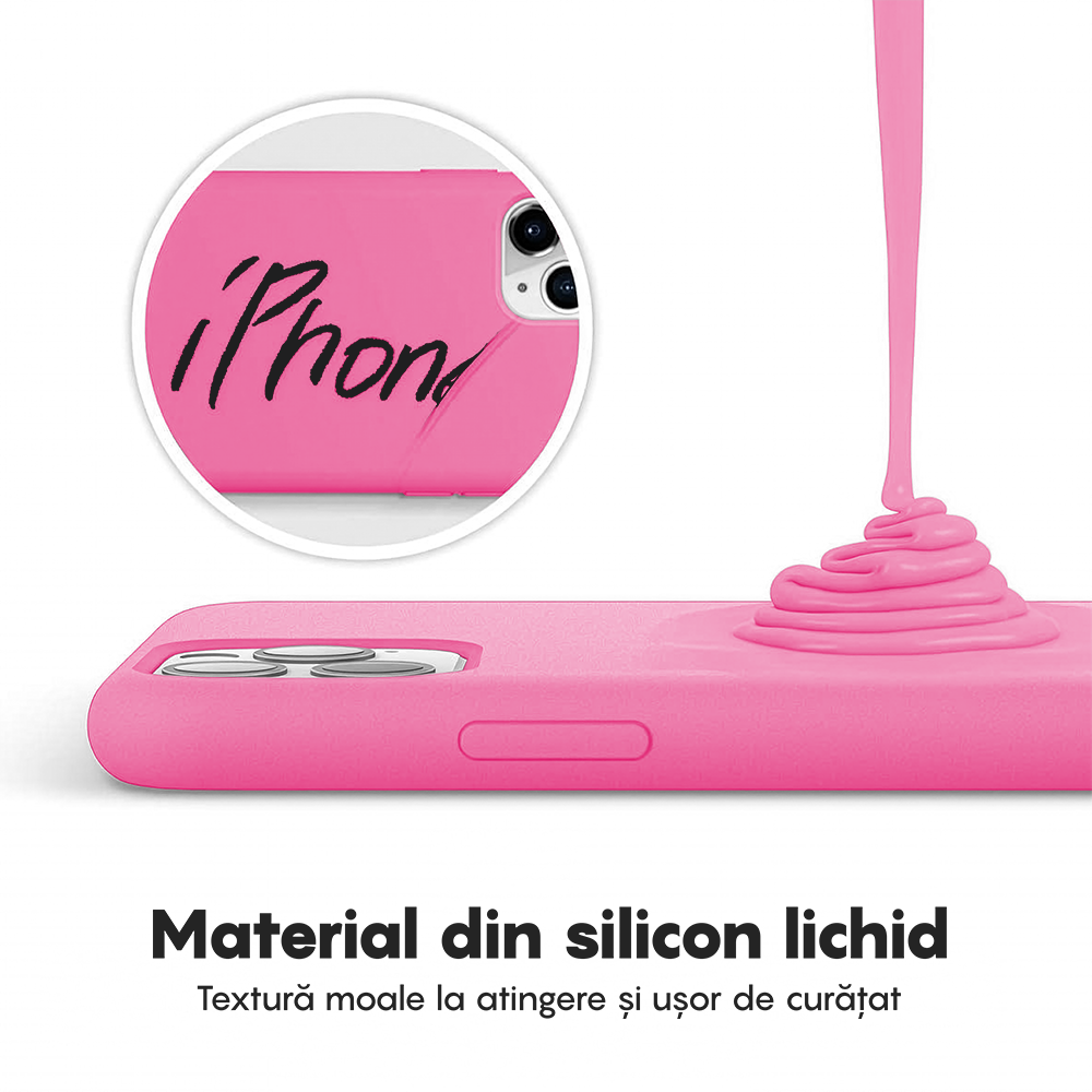Husa Soft Silicone - iPhone 11 Pro Max - Fuchsia