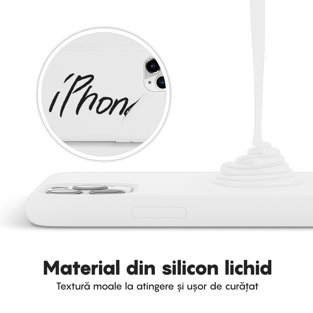 Husa Soft Silicone - iPhone 11 Pro Max - Alb