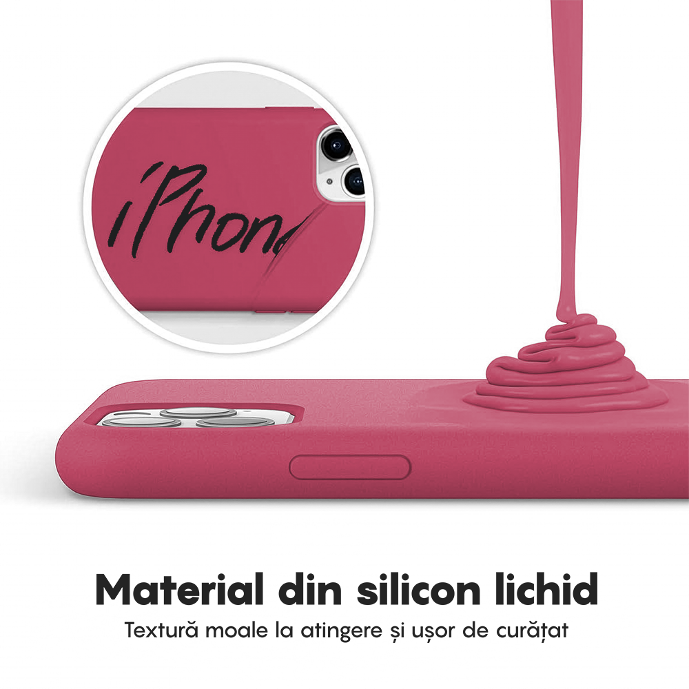 Husa Soft Silicone - iPhone 11 Pro Max - Burgundy