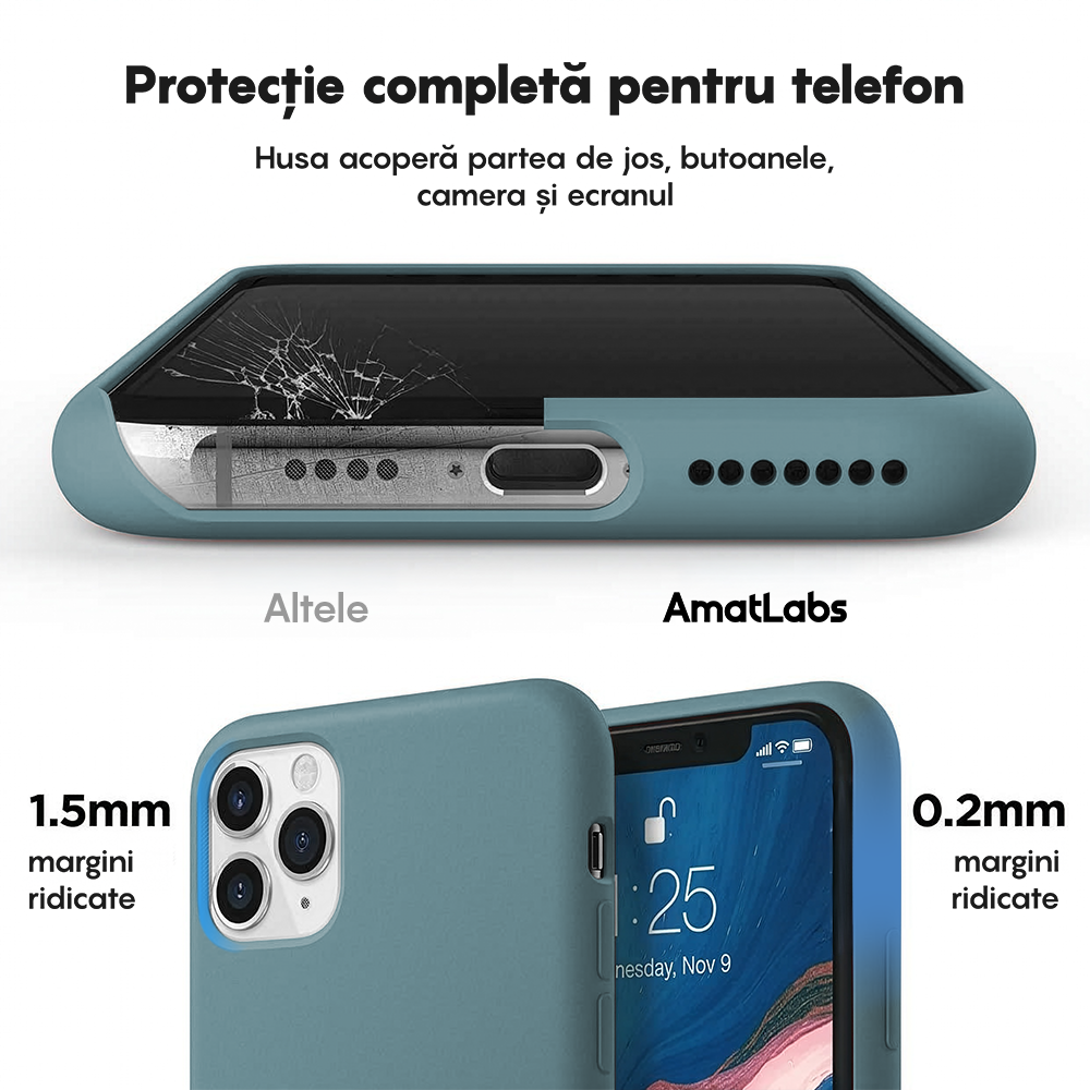 Husa Soft Silicone - iPhone 11 Pro Max - Midnight Blue