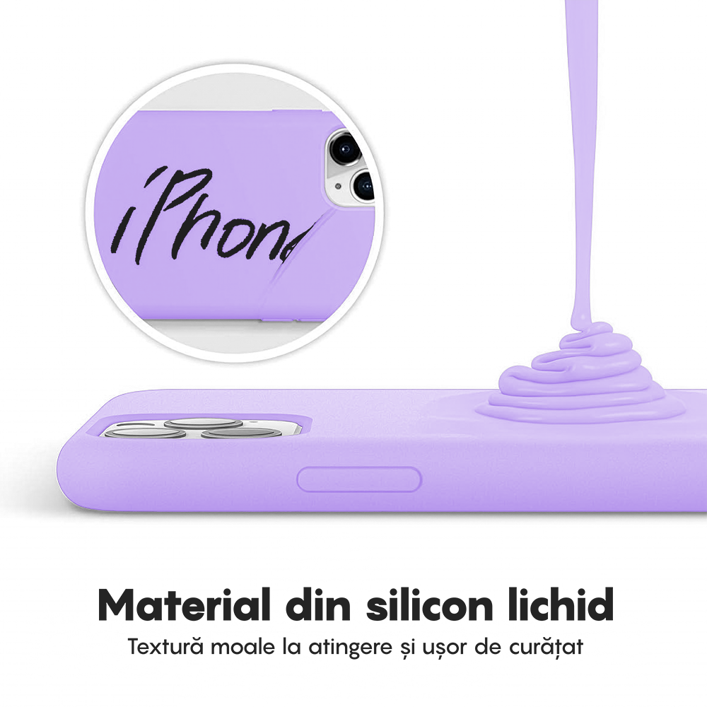 Husa Soft Silicone - iPhone 11 Pro - Light Lilac