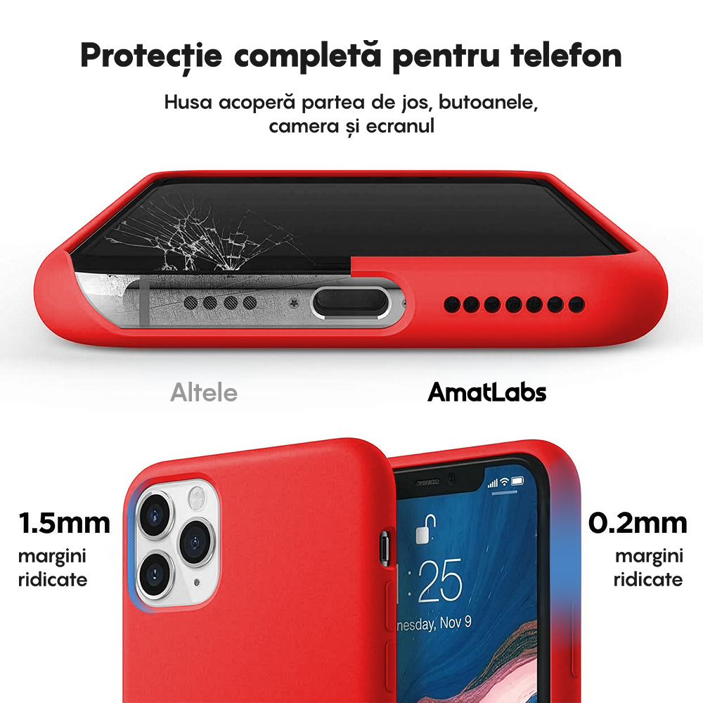 Husa Soft Silicone - iPhone 11 Pro - Red