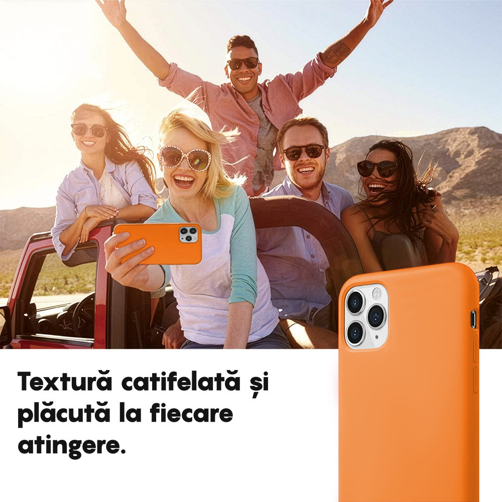 Husa Soft Silicone - iPhone 11 Pro - Nectarine