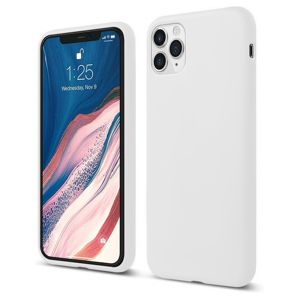 Husa Soft Silicone - iPhone 11 Pro - Alb