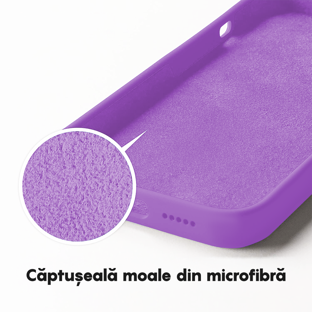 Husa Soft Silicone - iPhone 12/12 Pro - Light Purple