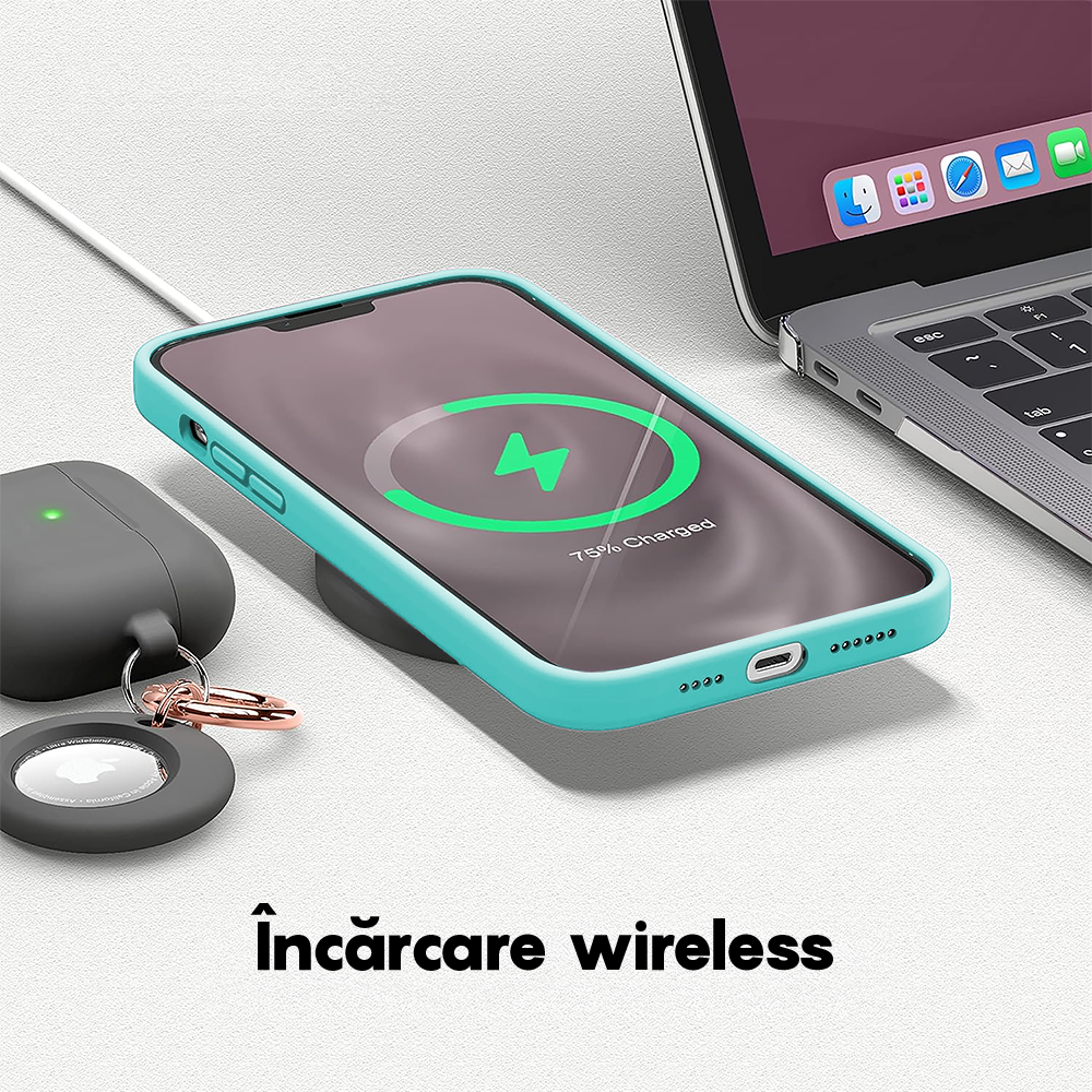 Husa Soft Silicone - iPhone 12 Mini - Turqoise