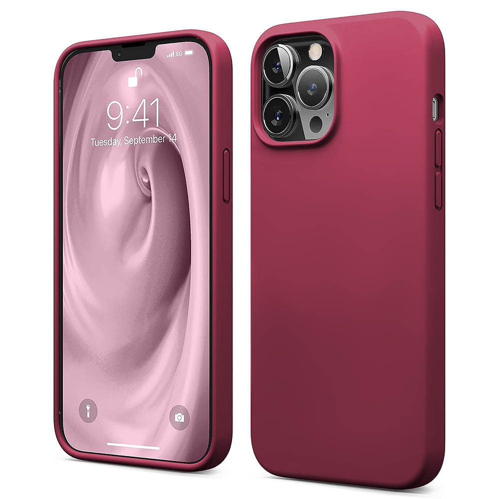 Husa Soft Silicone - iPhone 12 Mini - Burgundy