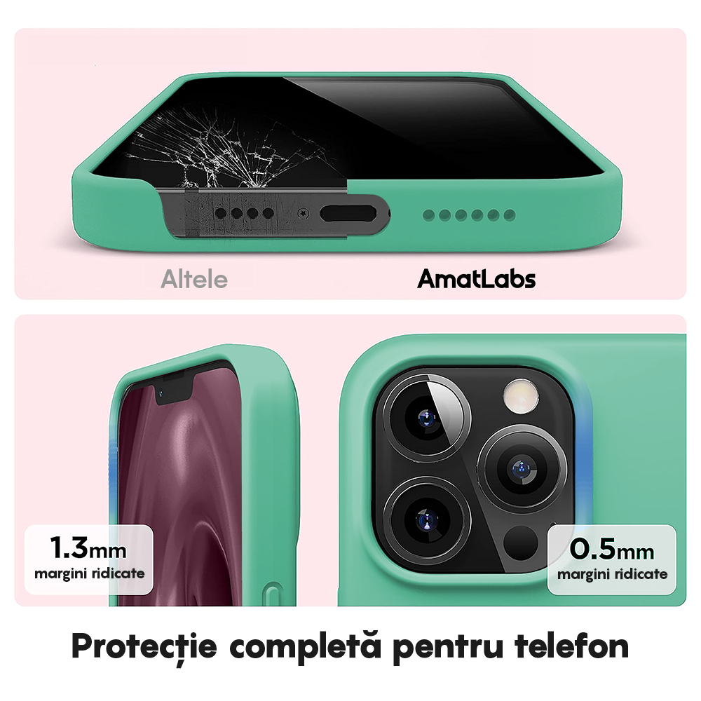 Husa Soft Silicone - iPhone 12 Pro Max - Webster Green