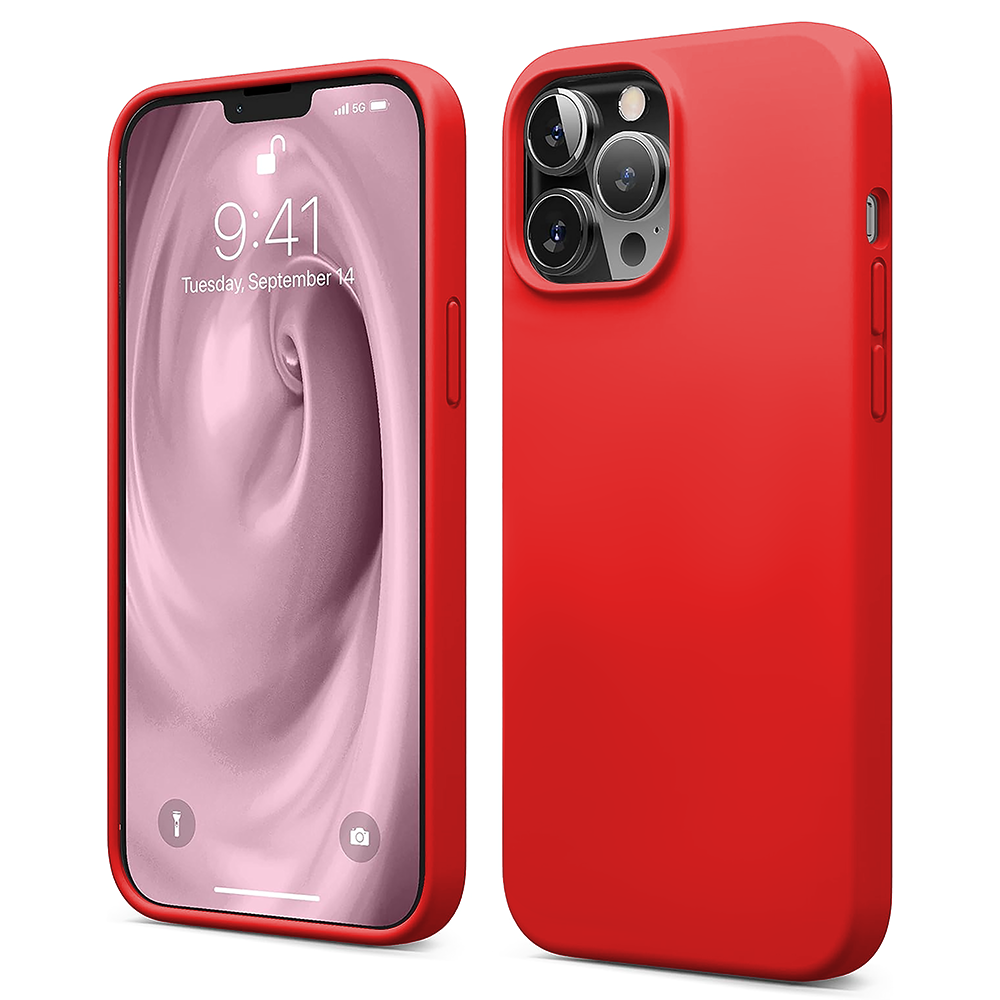 Husa Soft Silicone - iPhone 13 Pro - Red
