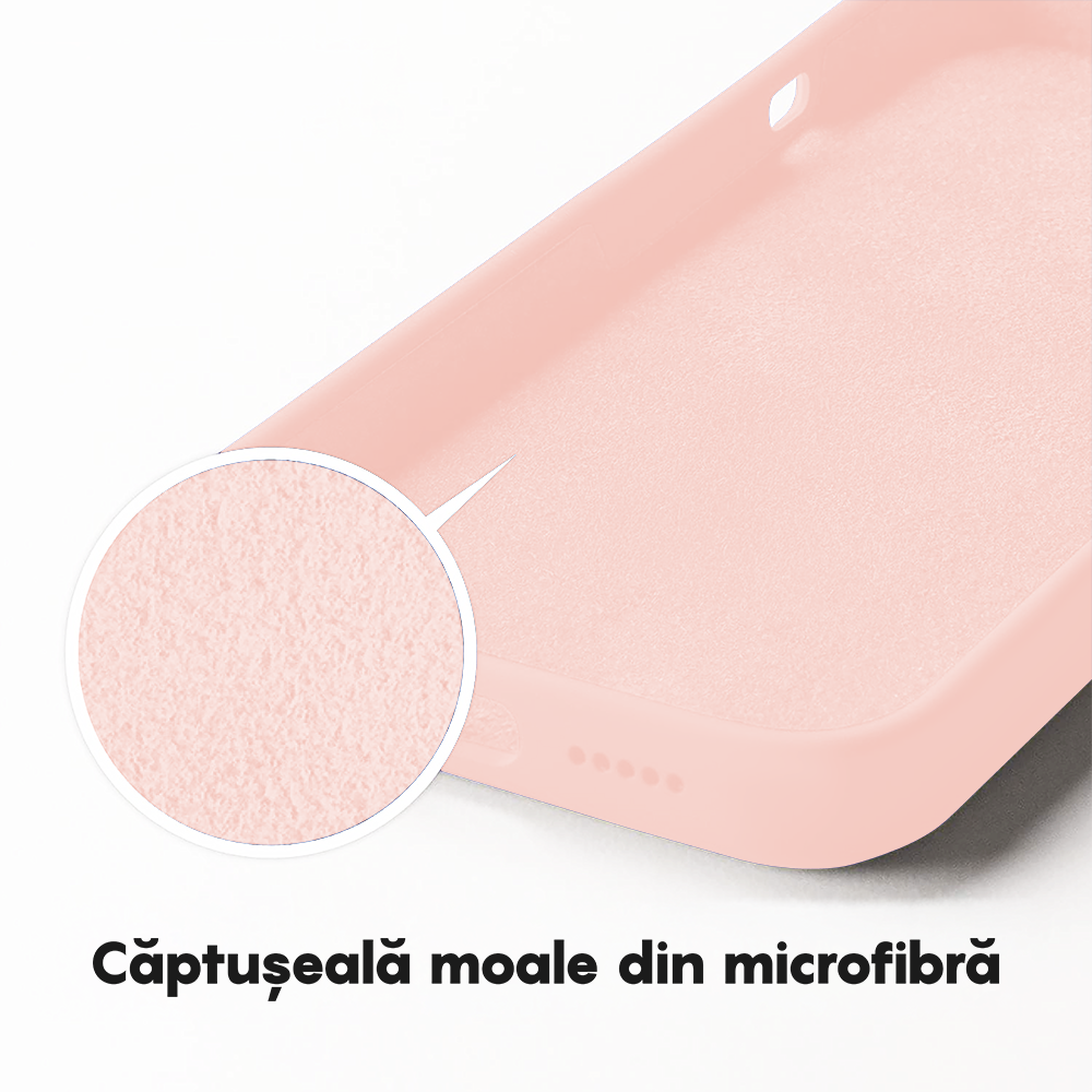 Husa Soft Silicone - iPhone 13 Pro - Pink Sand