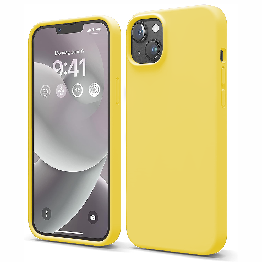 Husa Soft Silicone - iPhone 14 - Yellow