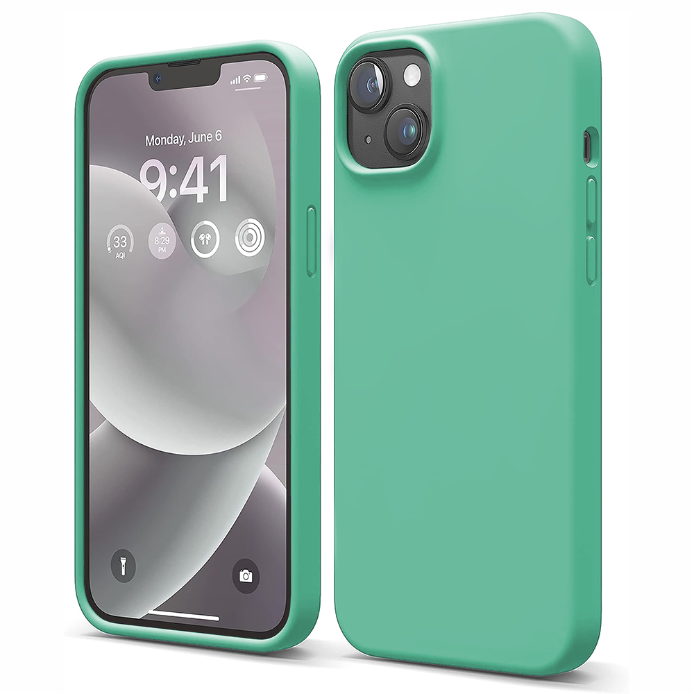 Husa Soft Silicone - iPhone 14 - Webster Green