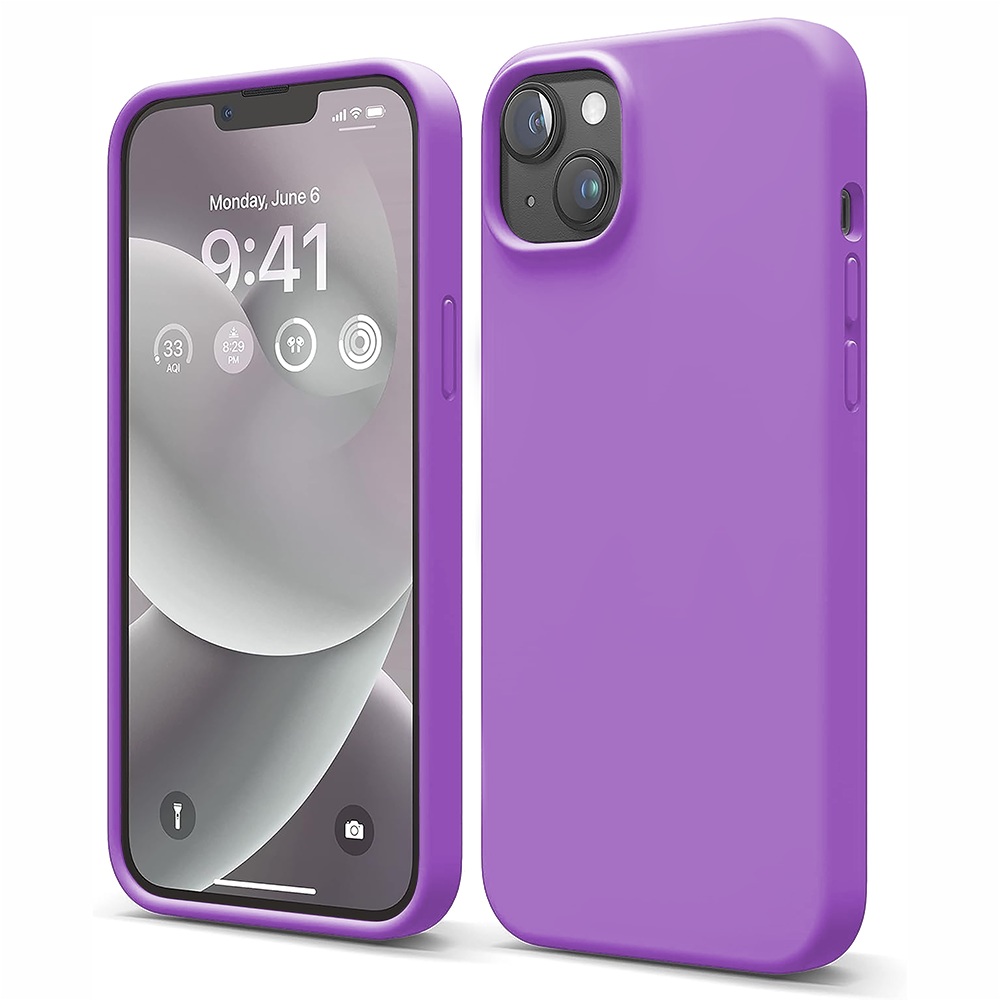 Husa Soft Silicone - iPhone 14 Plus - Light Purple