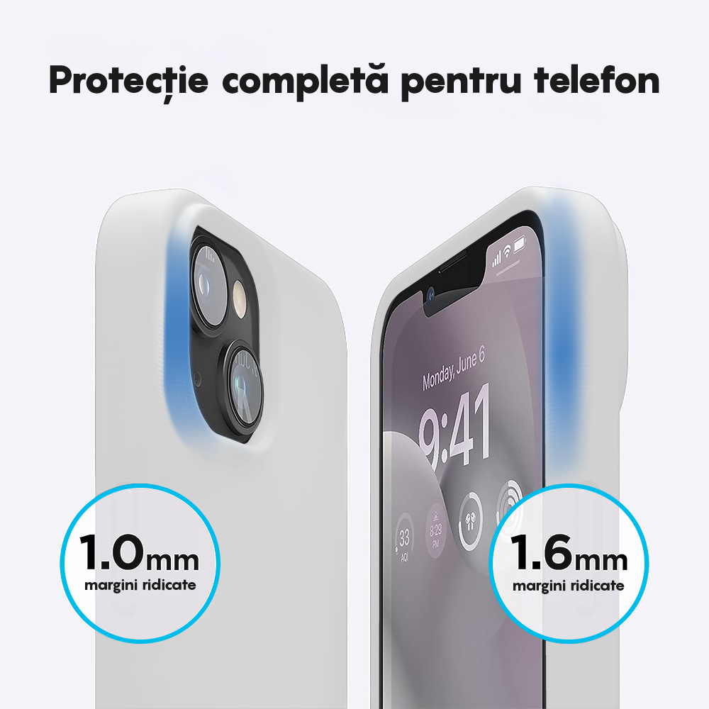 Husa Soft Silicone - iPhone 14 Plus - Alb