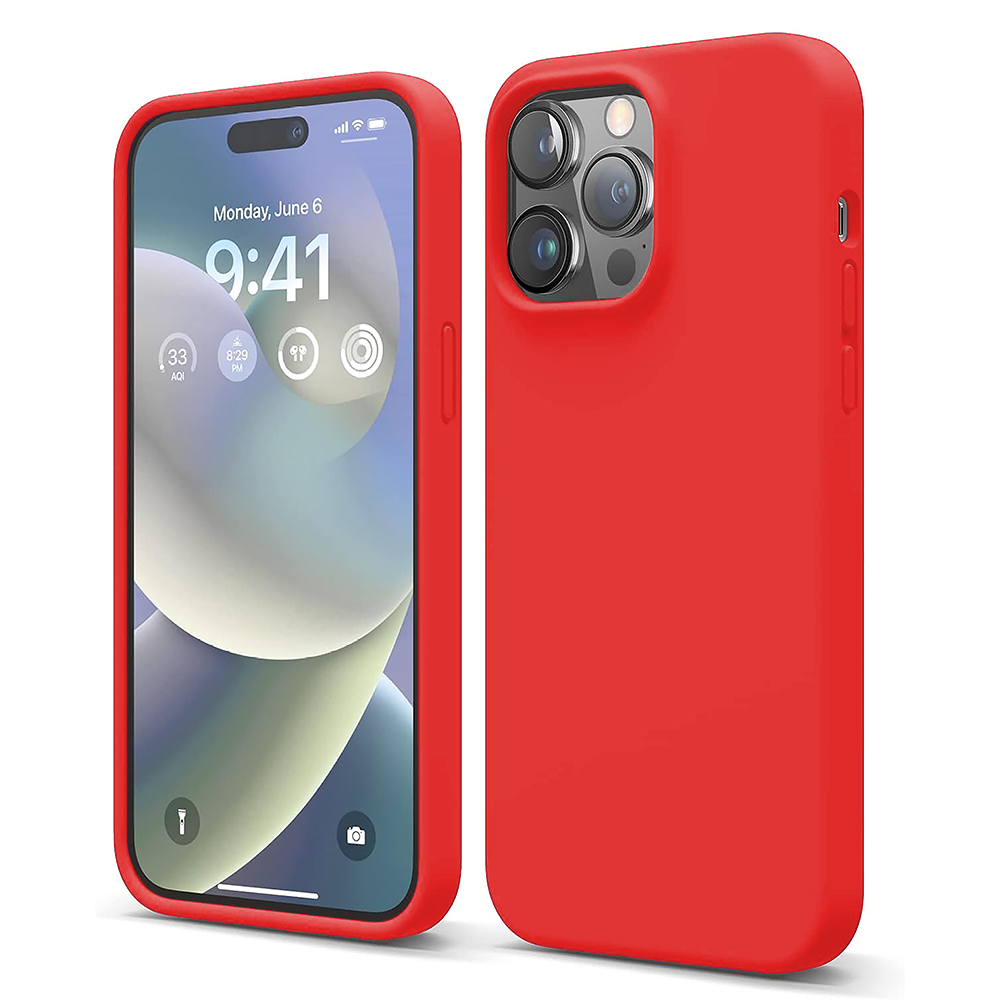 Husa Soft Silicone - iPhone 14 Pro - Red