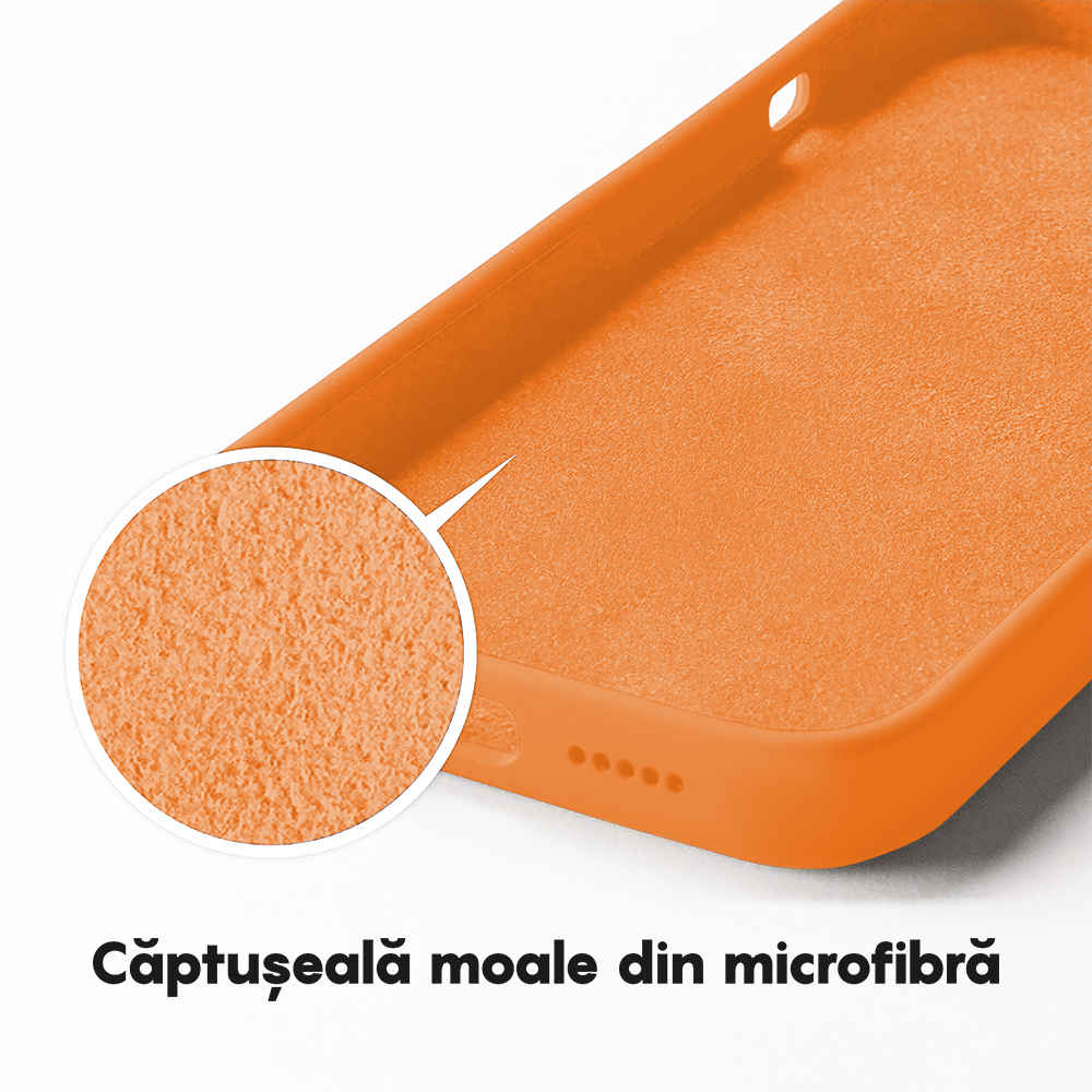 Husa Soft Silicone - iPhone 14 Pro - Nectarine