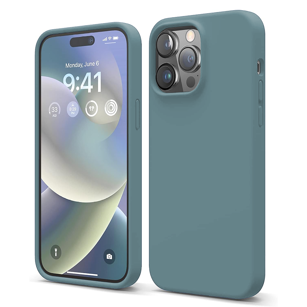 Husa Soft Silicone - iPhone 14 Pro - Midnight Blue