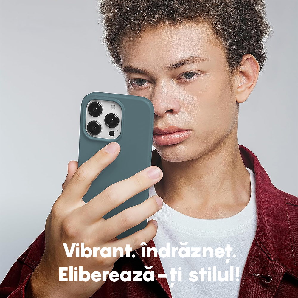 Husa Soft Silicone - iPhone 15 - Midnight Blue