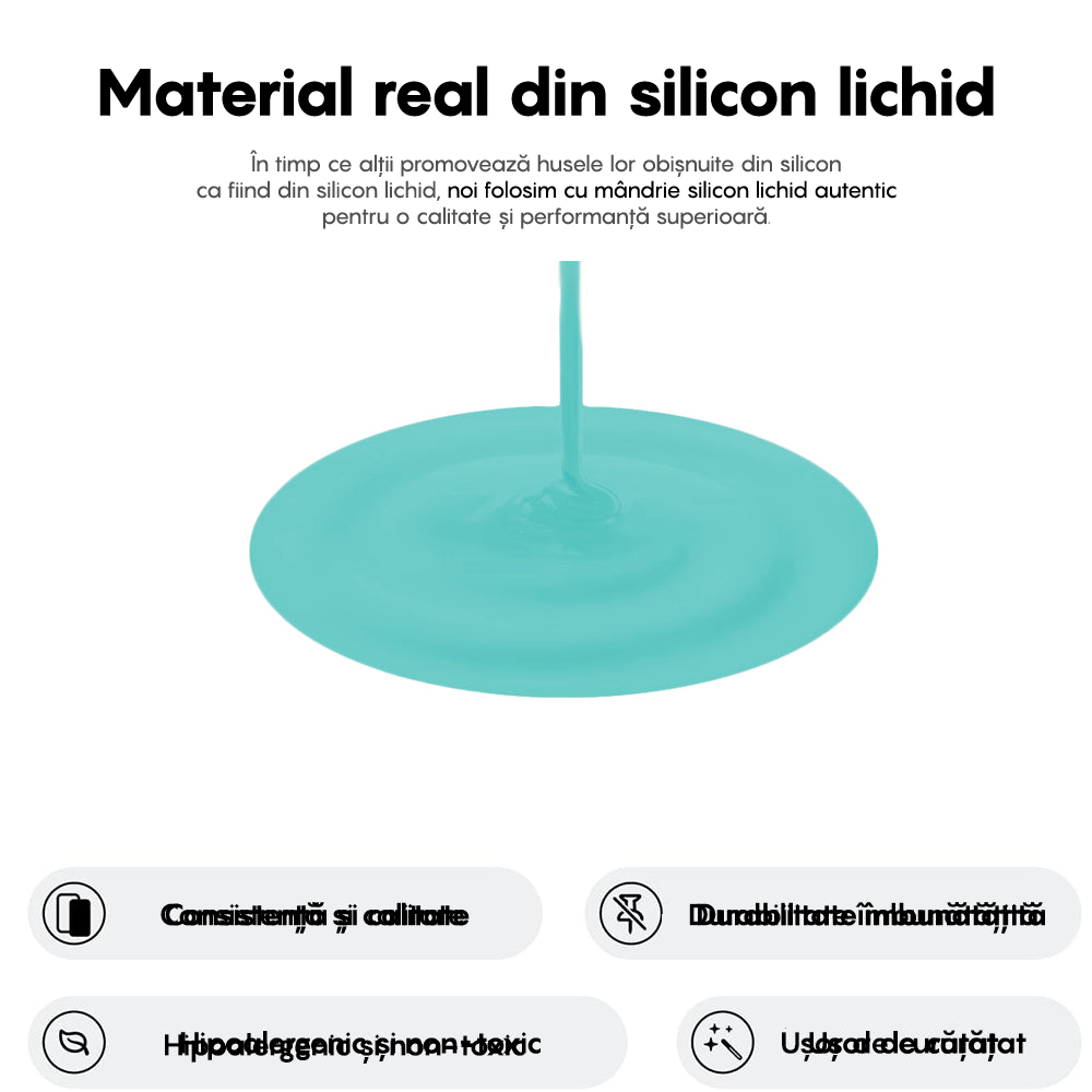 Husa Soft Silicone - iPhone 16 - Turcoaz