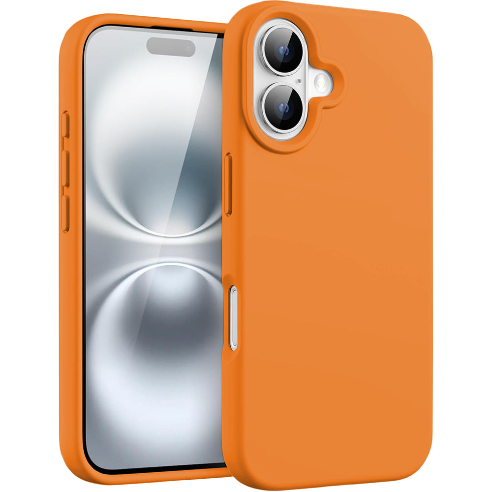 Husa Soft Silicone - iPhone 16 - Nectarine