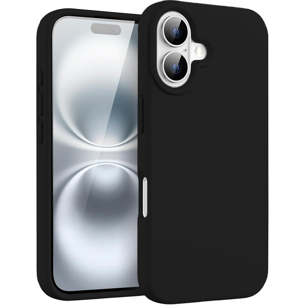 Husa Soft Silicone - iPhone 16 - Negru