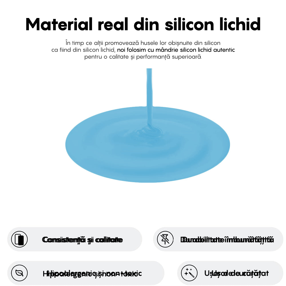 Husa Soft Silicone - iPhone 16 Plus - Cadet Blue