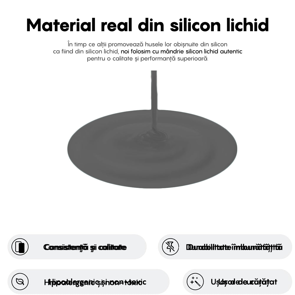 Husa Soft Silicone - iPhone 16 Plus - Dark Grey