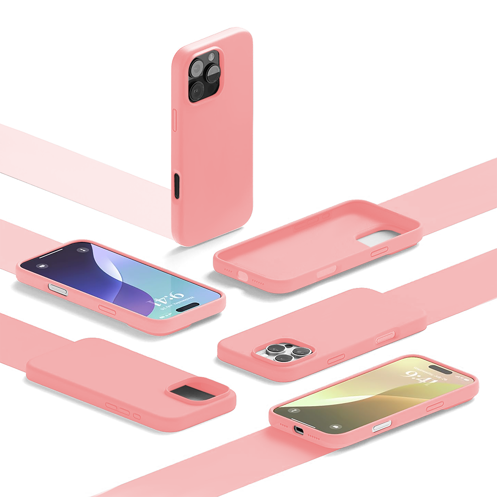 Husa Soft Silicone - iPhone 16 Pro Max - Roz