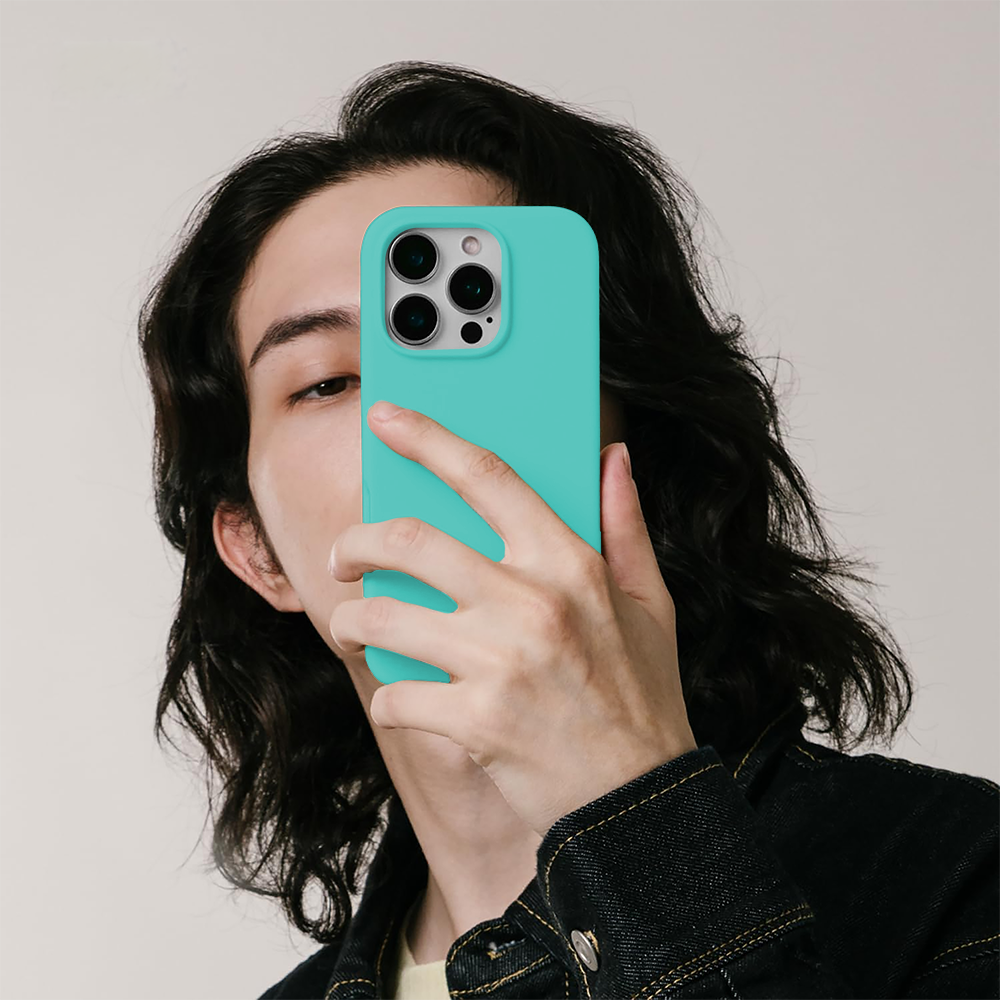 Husa Soft Silicone - iPhone 16 Pro Max - Turcoaz