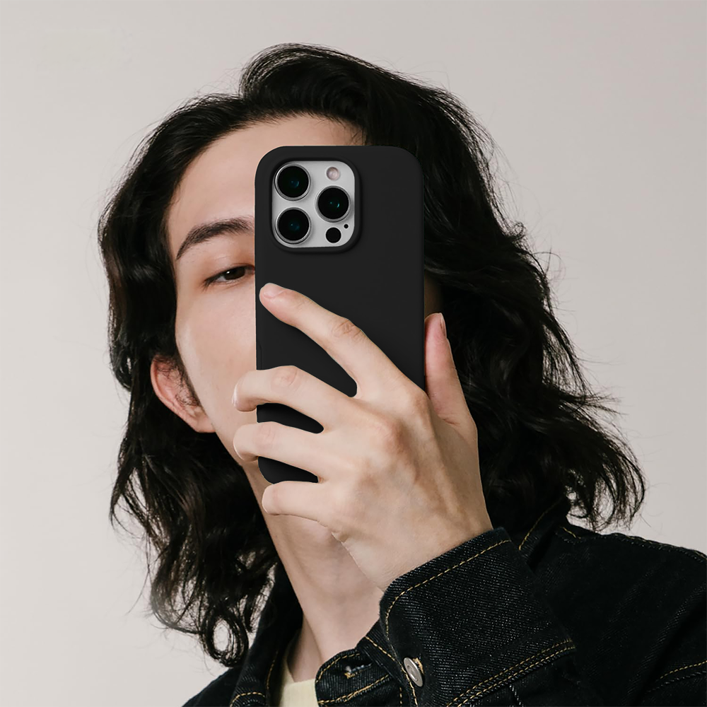 Husa Soft Silicone - iPhone 16 Pro Max - Negru