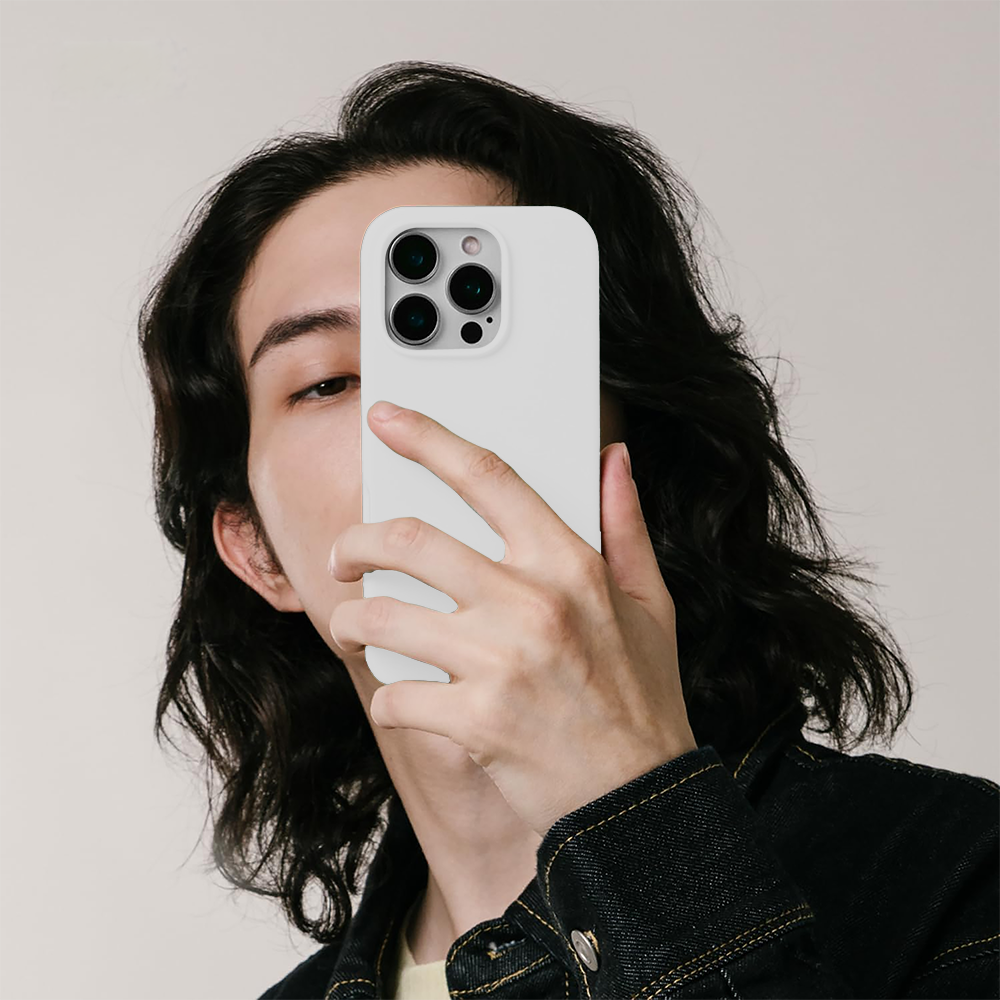 Husa Soft Silicone - iPhone 16 Pro - Alb