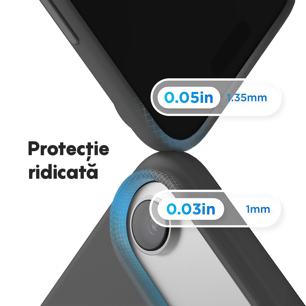 Husa Soft Silicone - iPhone 17 Air - Dark Gray