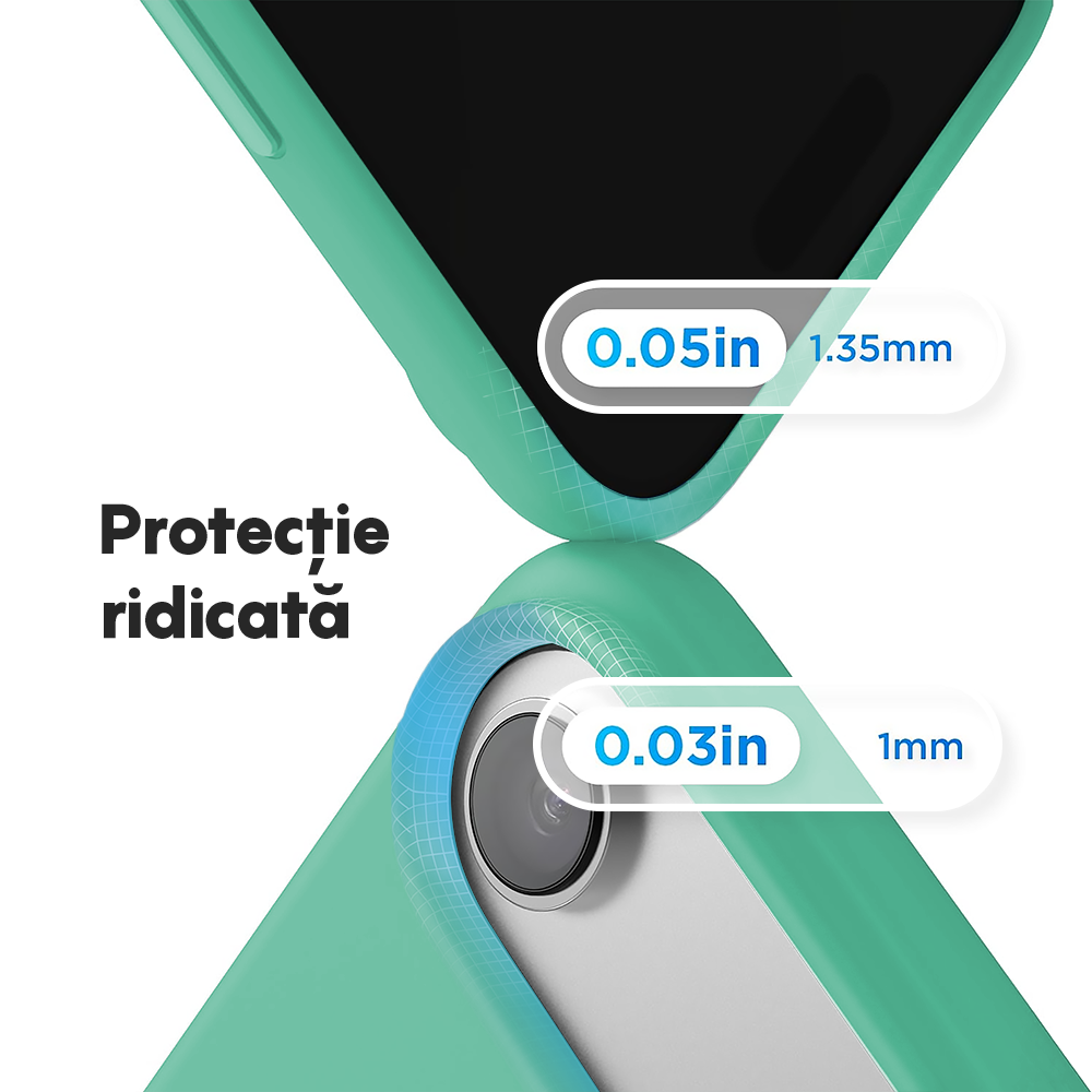 Husa Soft Silicone - iPhone 17 Air - Webster Green