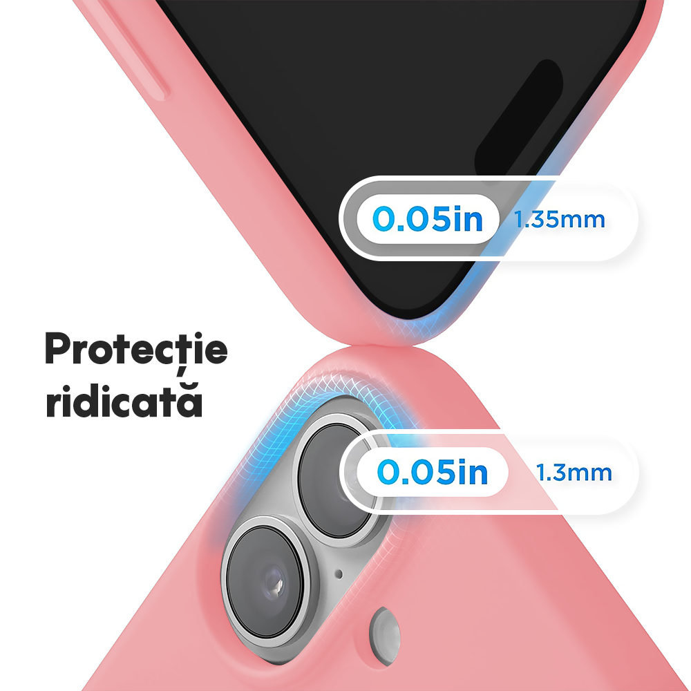Husa Soft Silicone - iPhone 17 - Roz