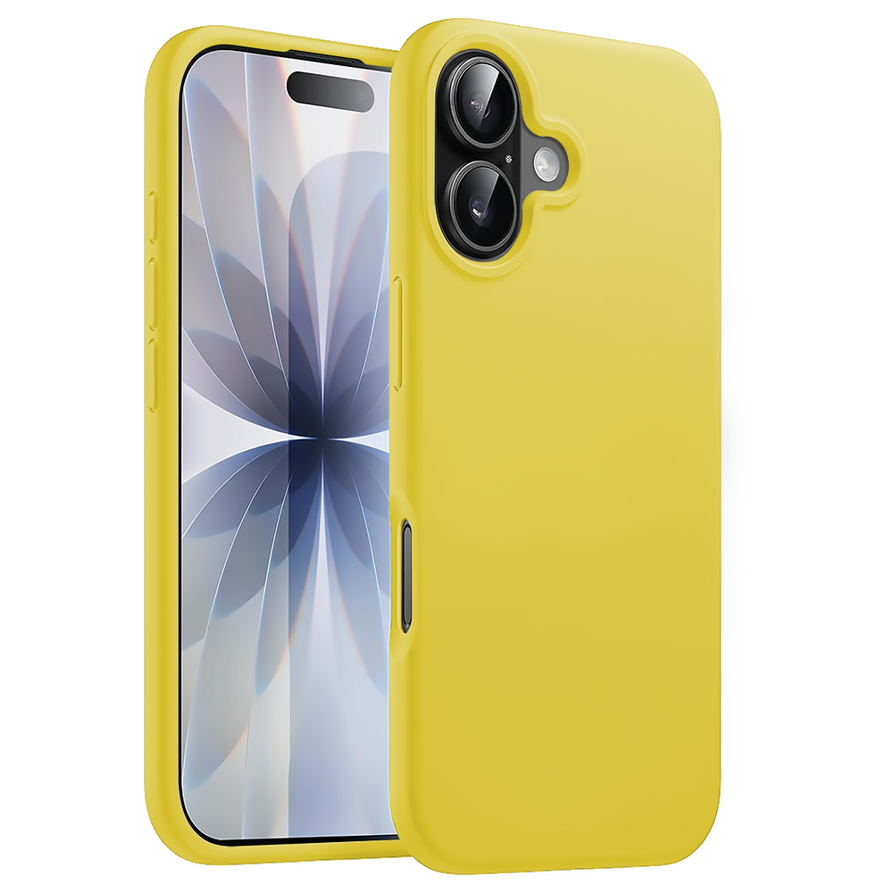 Husa Soft Silicone - iPhone 17 - Yellow