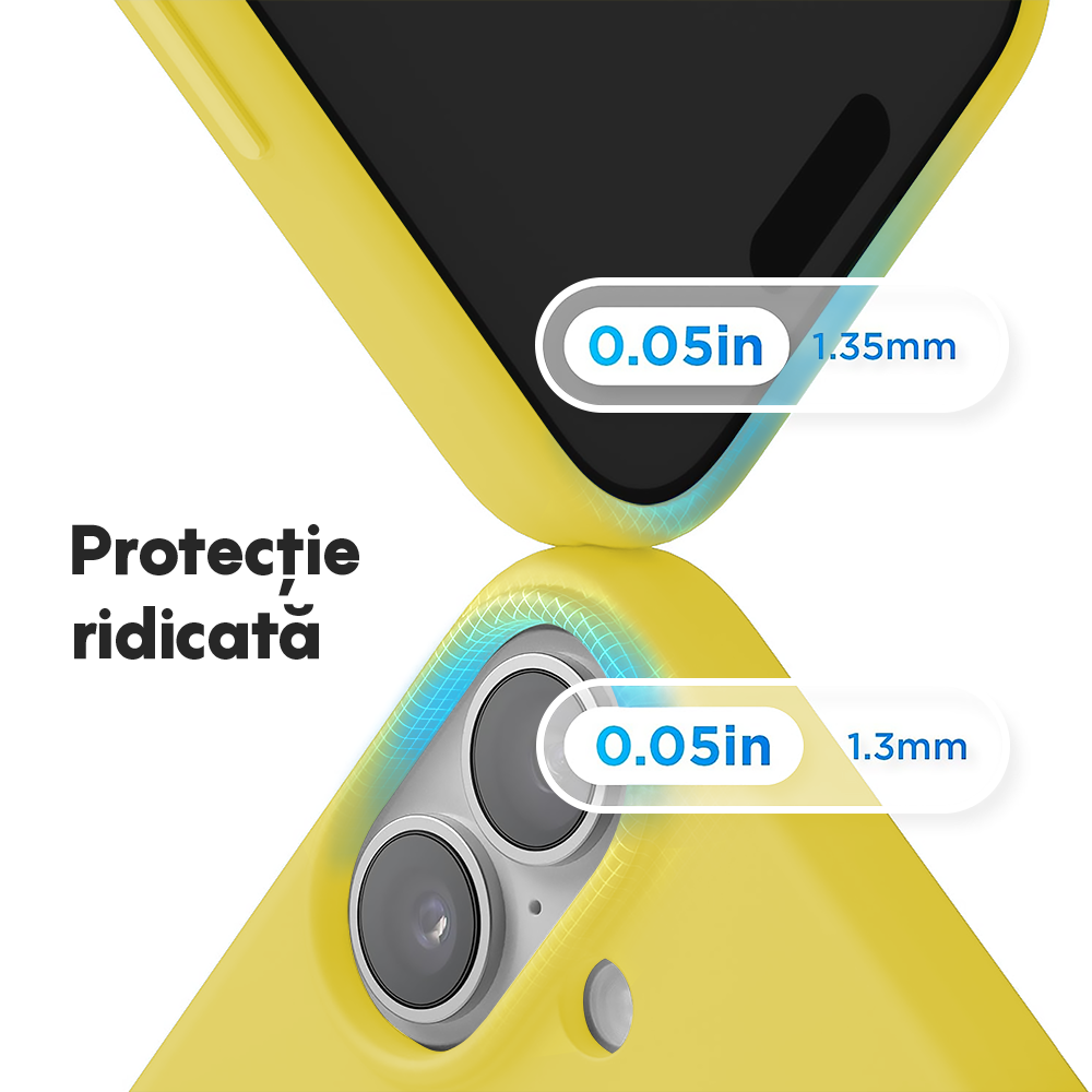 Husa Soft Silicone - iPhone 17 - Yellow