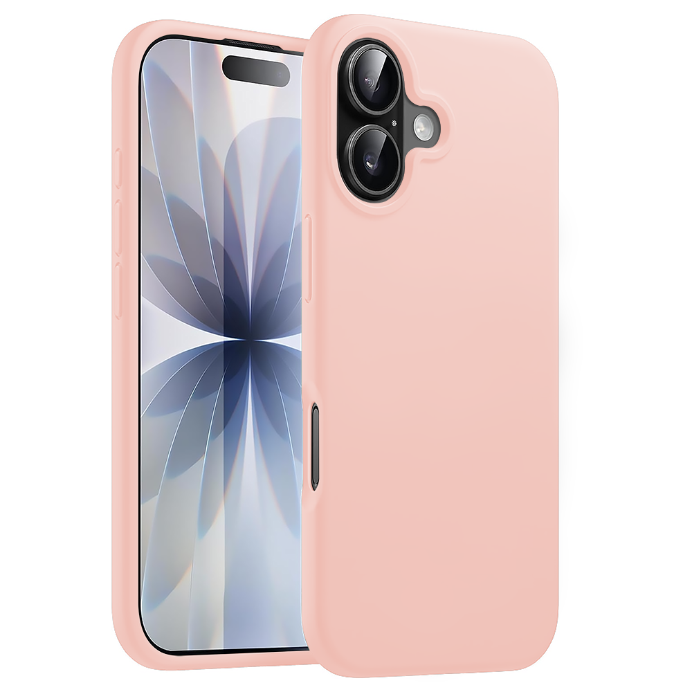 Husa Soft Silicone - iPhone 17 - Pink Sand