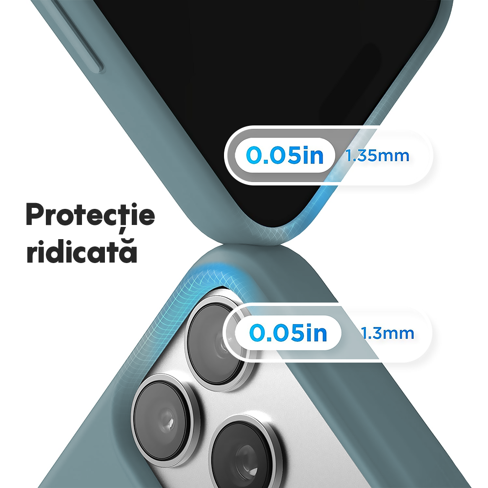 Husa Soft Silicone - iPhone 17 Pro Max - Midnight Blue