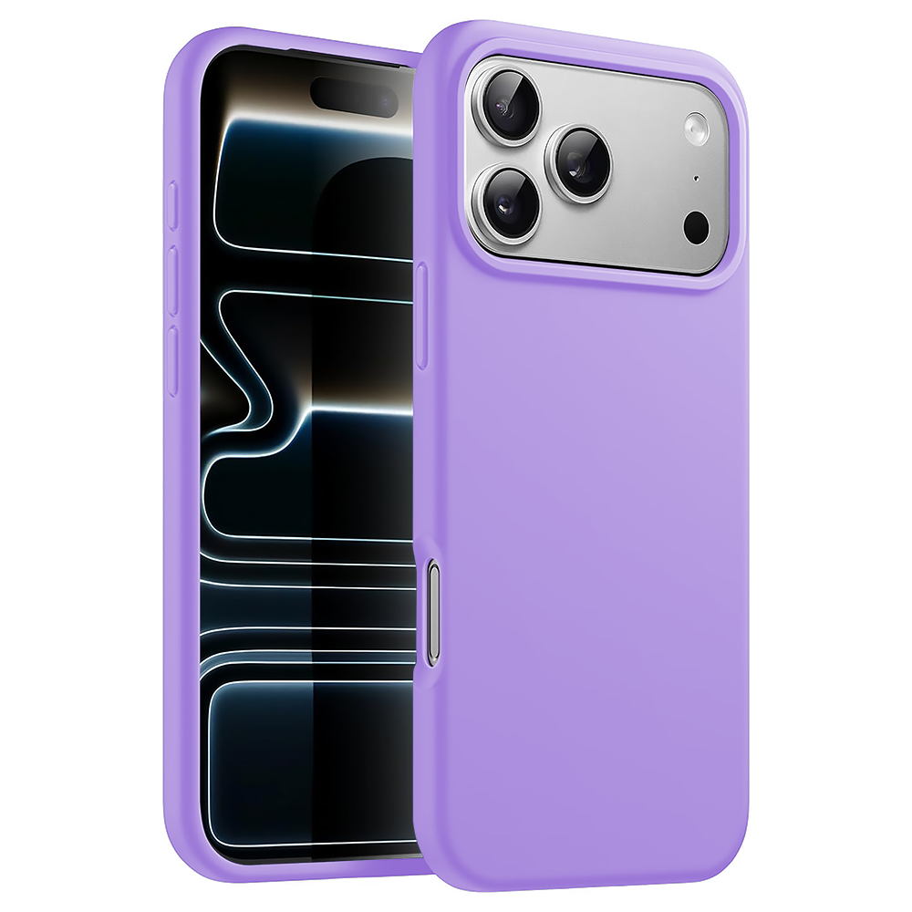 Husa Soft Silicone - iPhone 17 Pro - Light Lilac