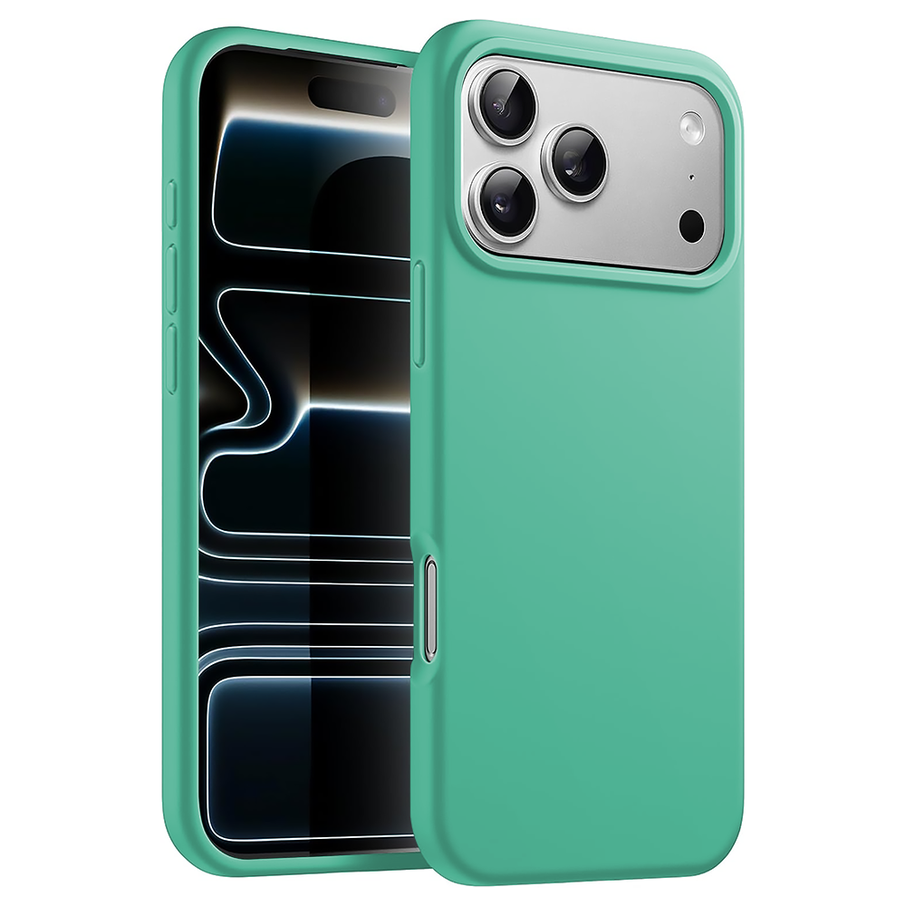 Husa Soft Silicone - iPhone 17 Pro - Webster Green
