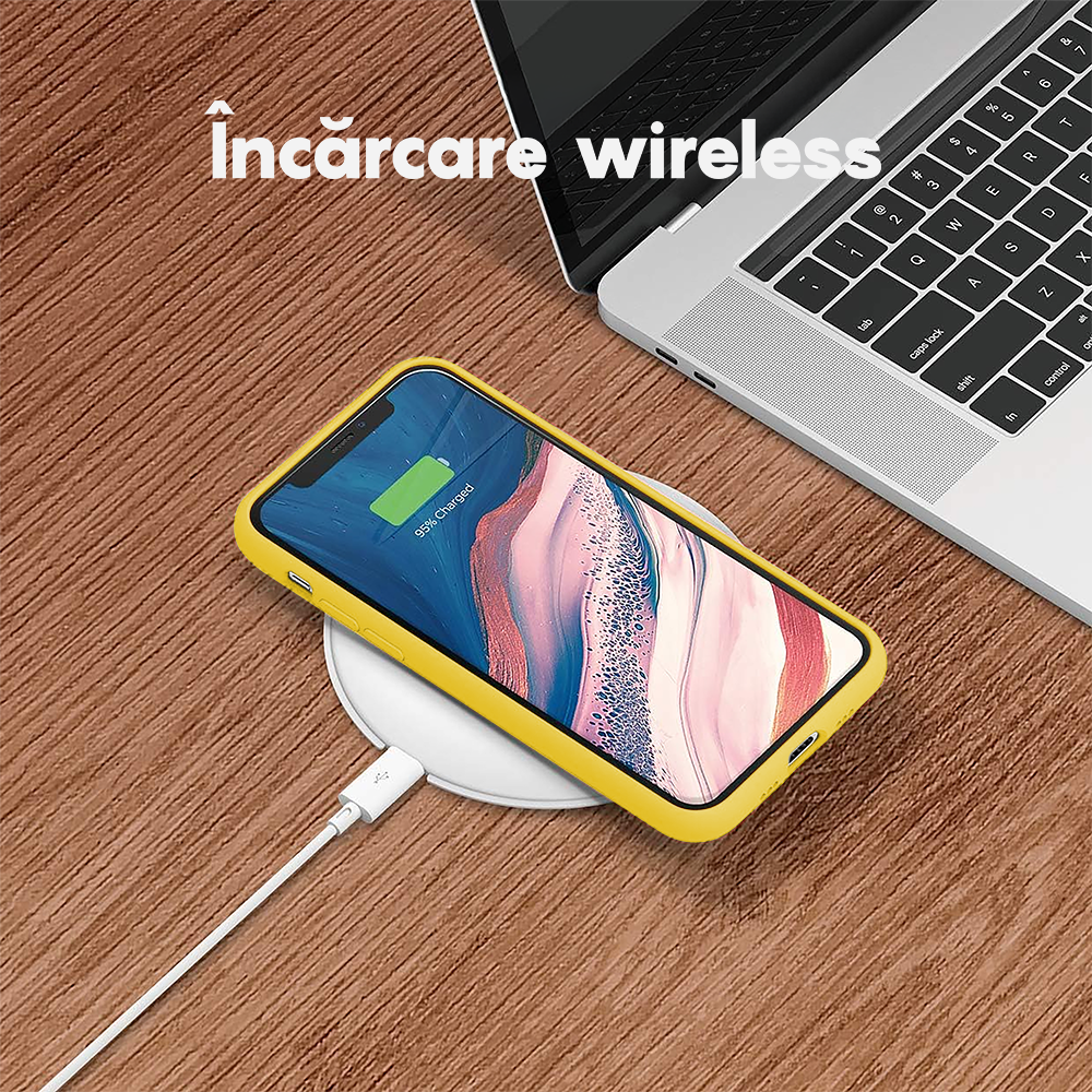 Husa Soft Silicone - iPhone 7/8/SE2 - Yellow