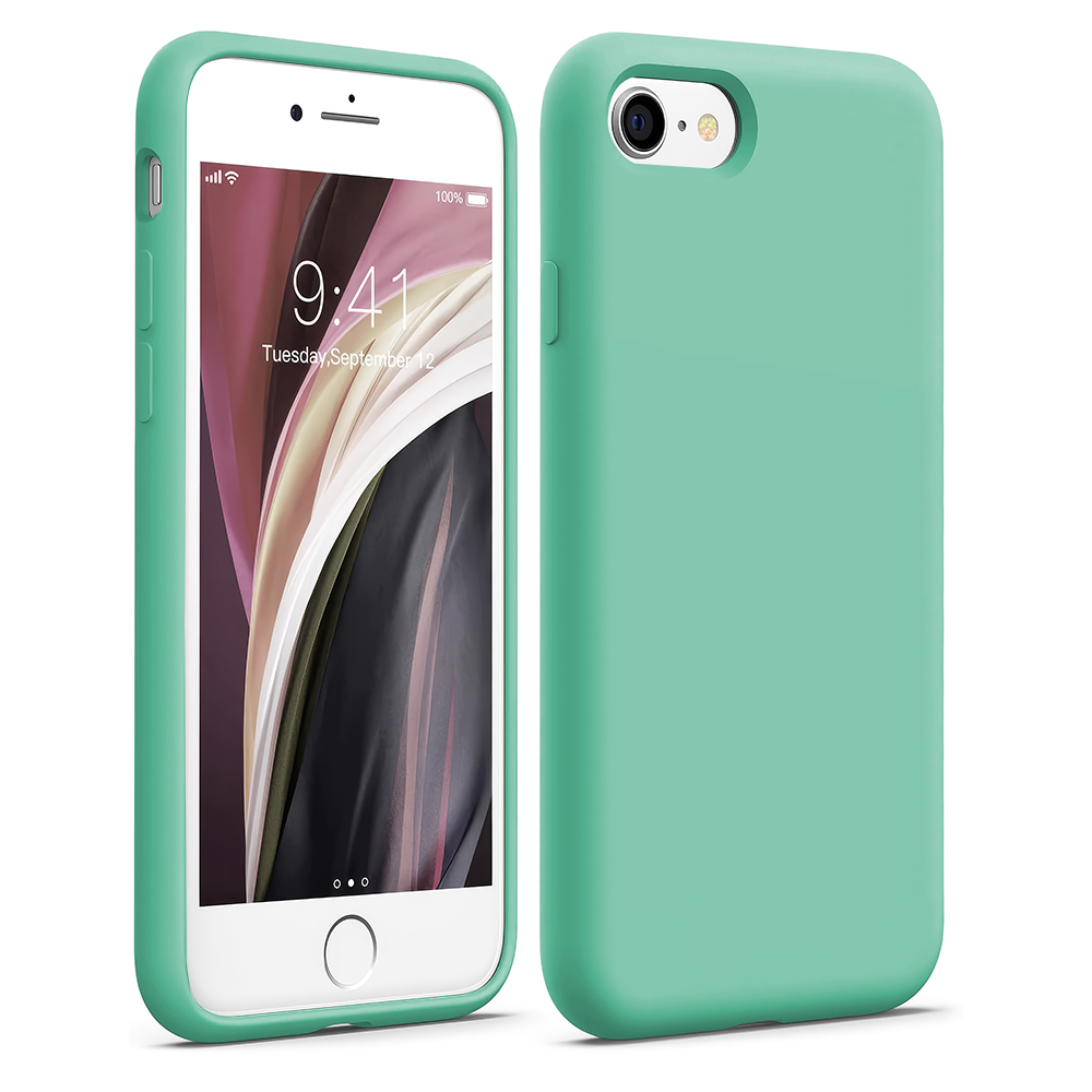 Husa Soft Silicone - iPhone 7/8/SE2 - Webster Green