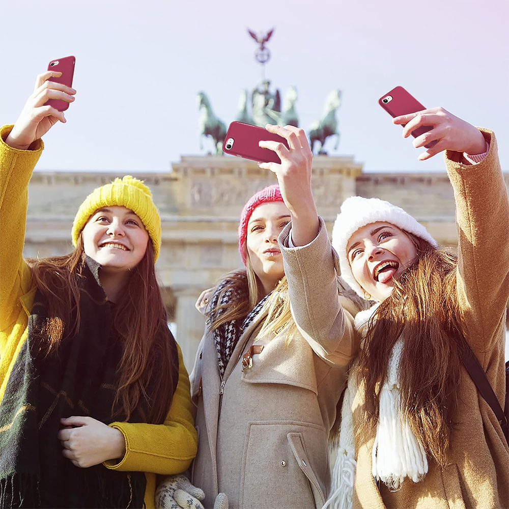 Husa Soft Silicone - iPhone 7/8/SE2 - Burgundy