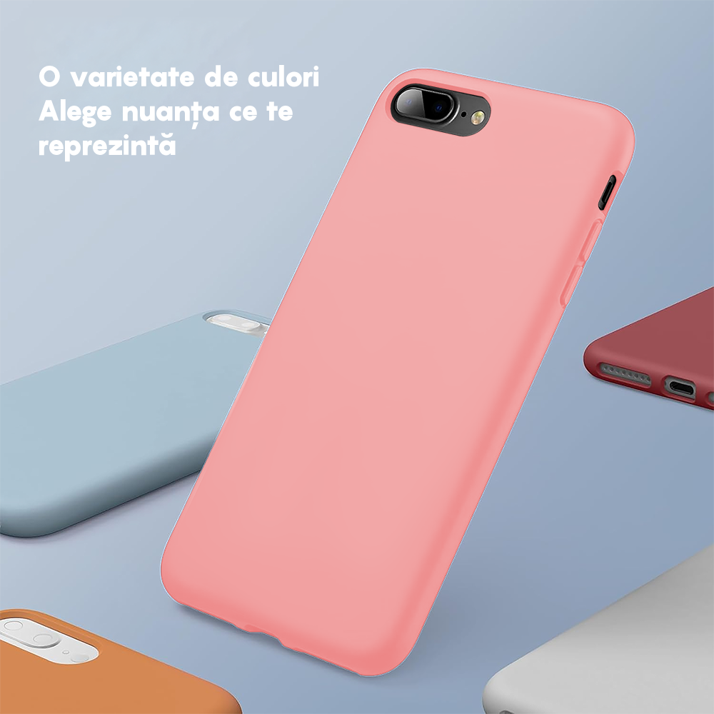 Husa Soft Silicone - iPhone 7 Plus/8 Plus - Roz