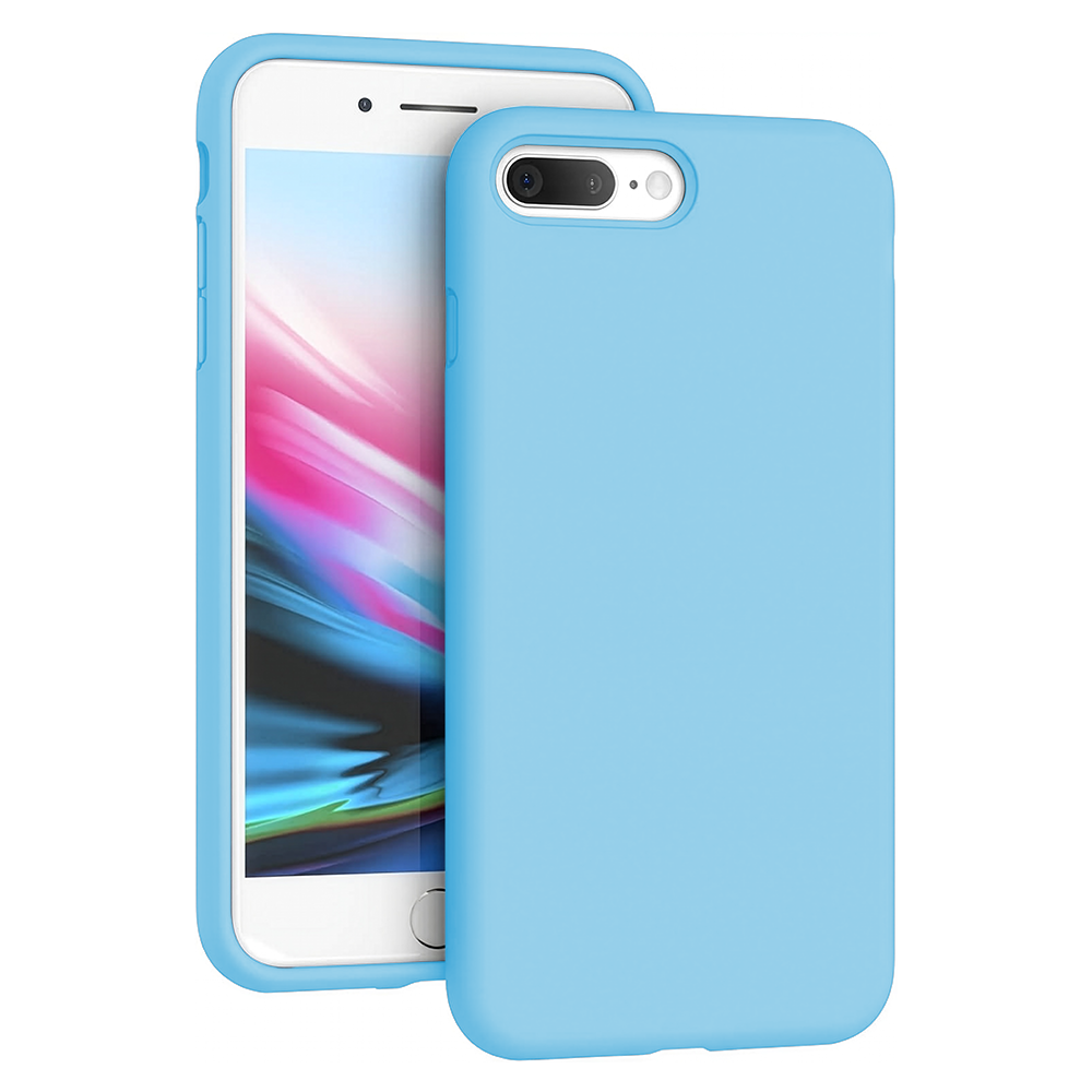 Husa Soft Silicone - iPhone 7 Plus/8 Plus - Cadet Blue