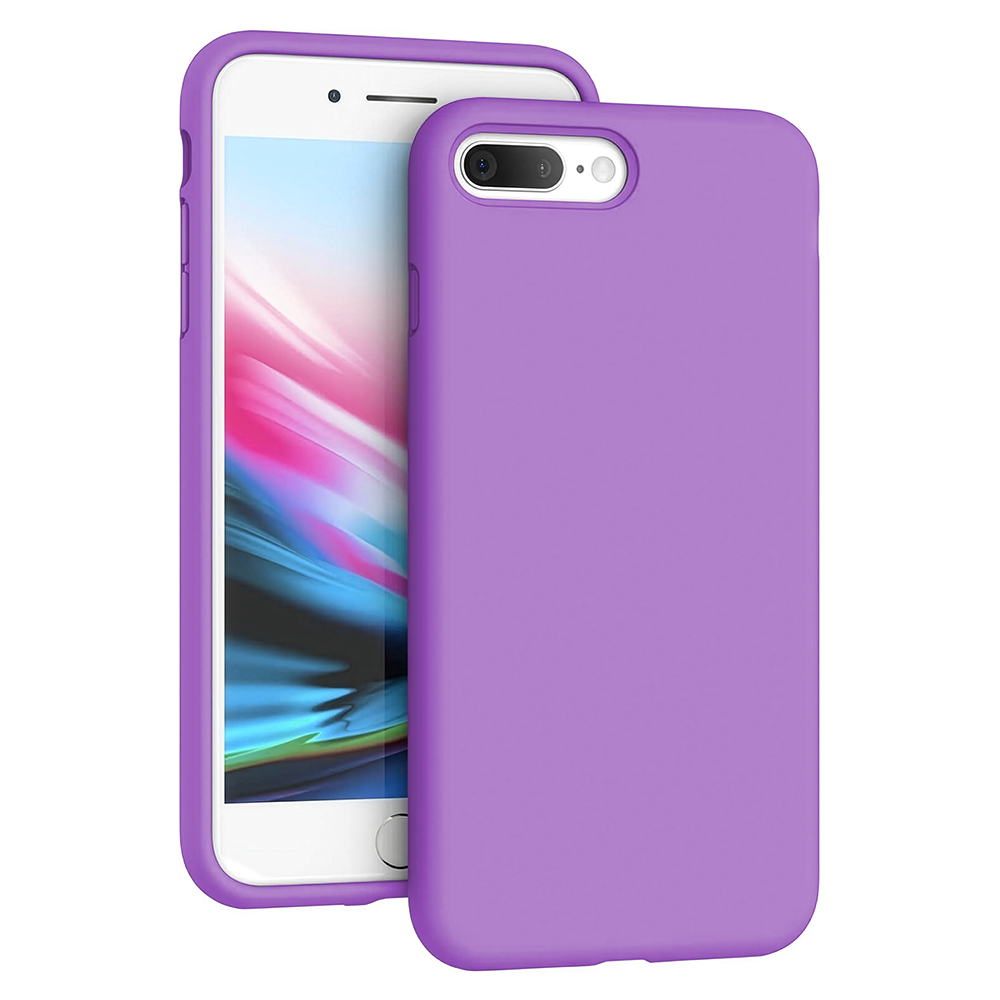Husa Soft Silicone - iPhone 7 Plus/8 Plus - Light Purple