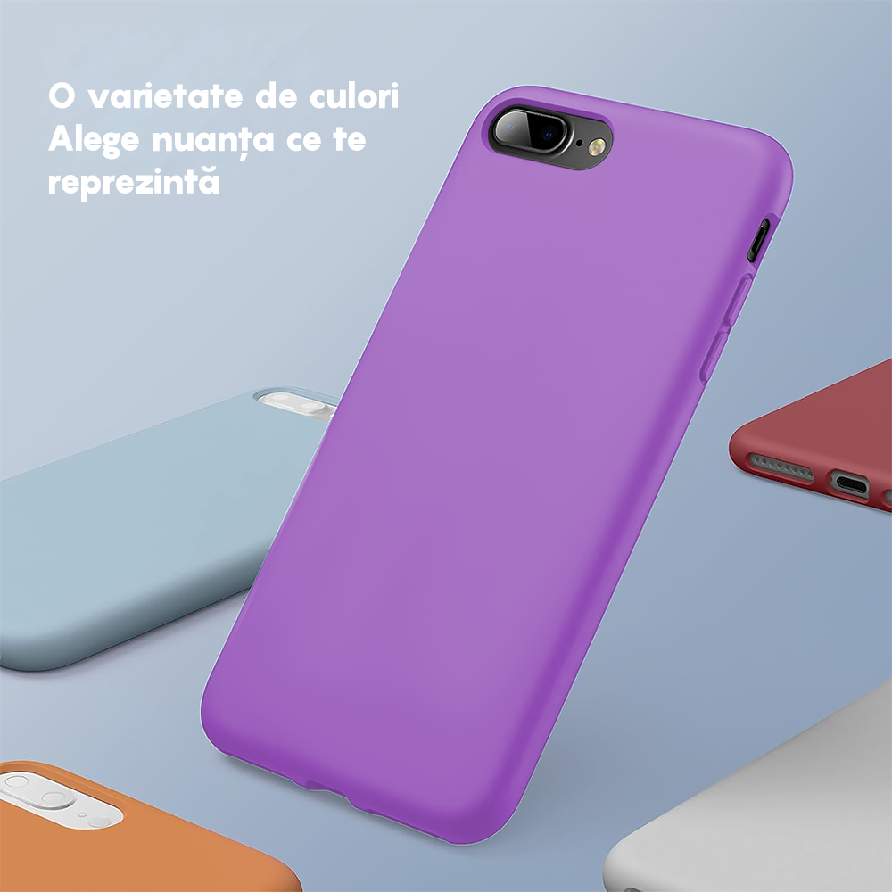 Husa Soft Silicone - iPhone 7 Plus/8 Plus - Light Purple